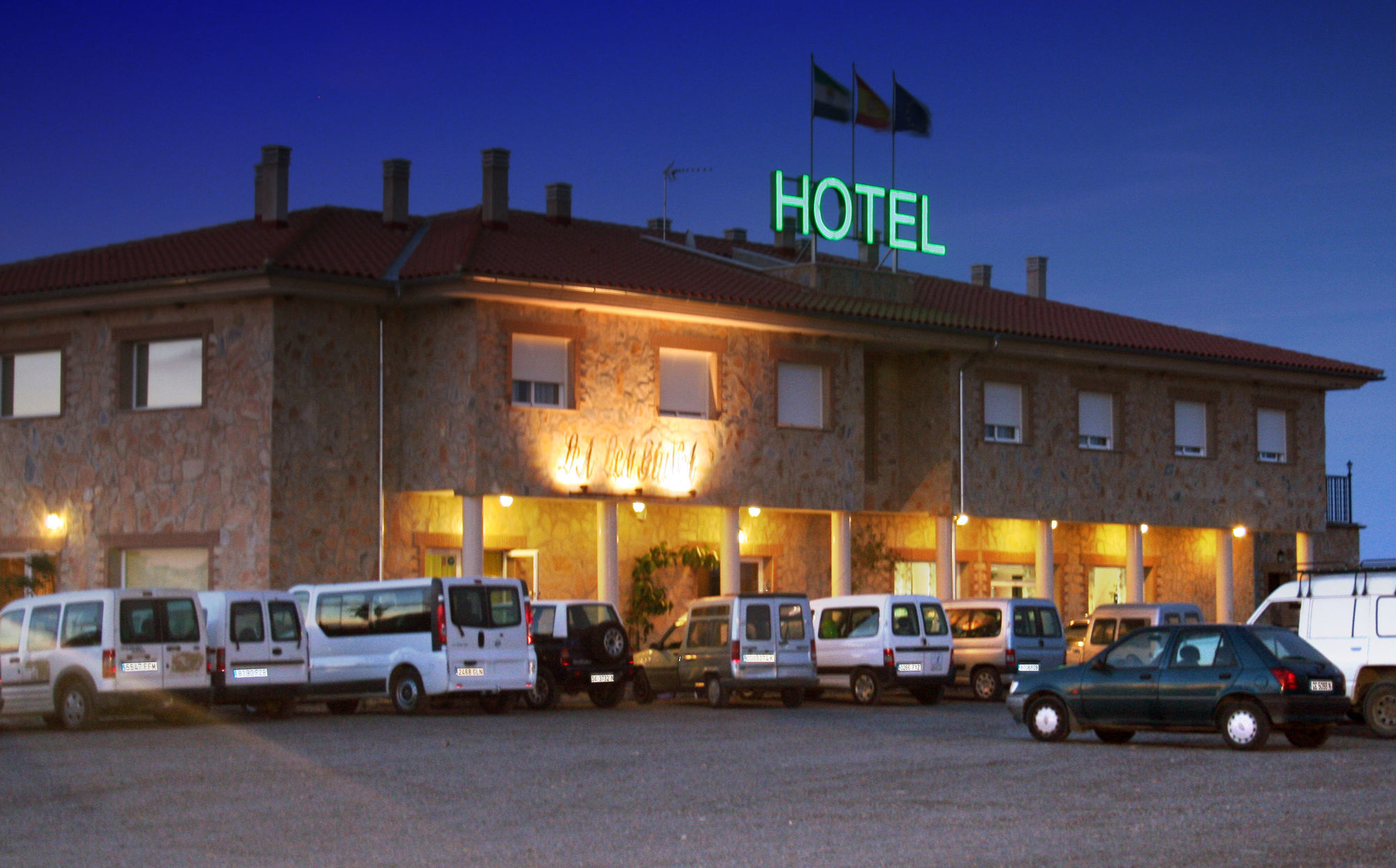 Hotel Restaurante Sostenible La Laguna Brozas Eksteriør bilde